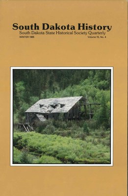 South Dakota History, volume 15 number 4