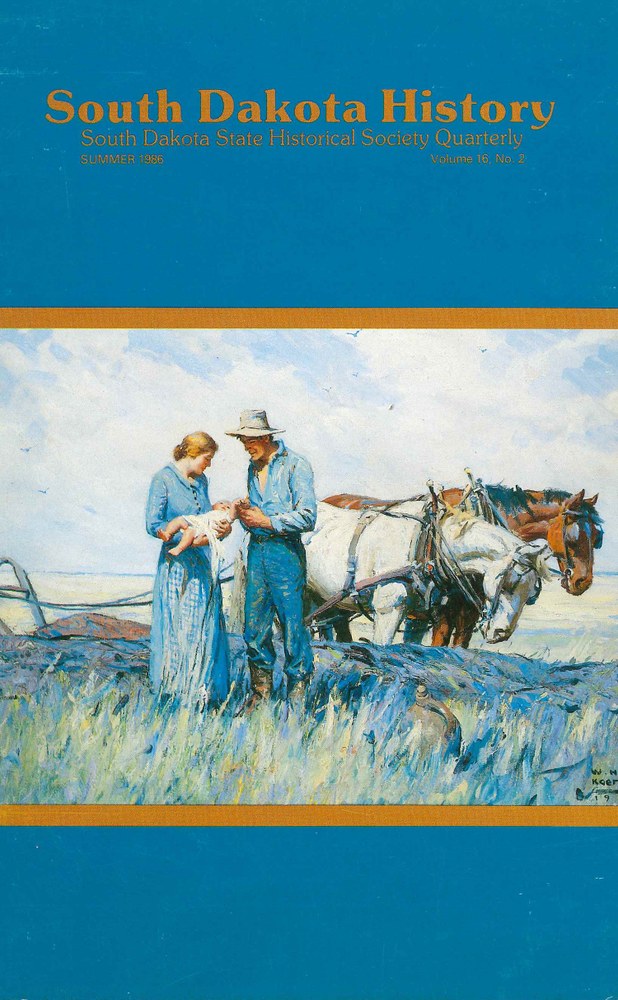 South Dakota History, volume 16 number 2