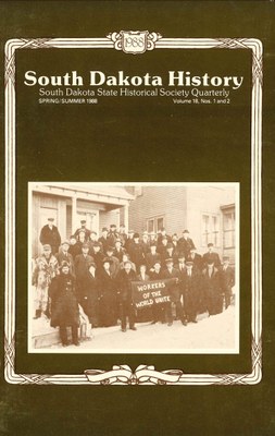South Dakota History, volume 18 number 1