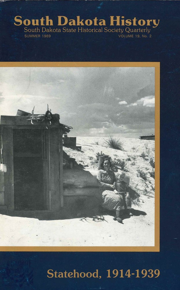 South Dakota History, volume 19 number 2