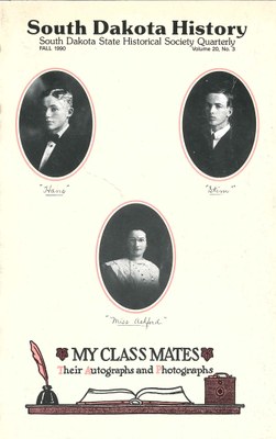 South Dakota History, volume 20 number 3