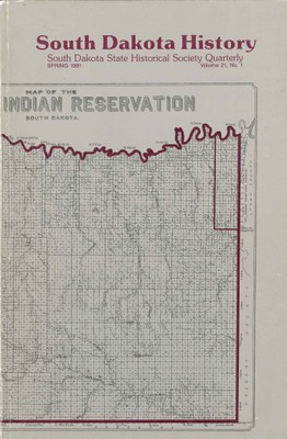 South Dakota History, volume 21 number 1