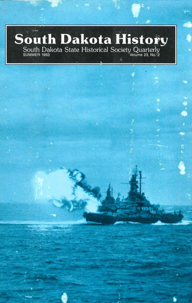 South Dakota History, volume 23 number 2