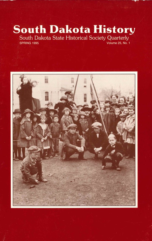 South Dakota History, volume 25 number 1