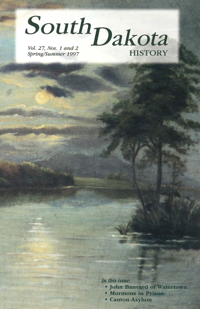 South Dakota History, volume 27 number 1