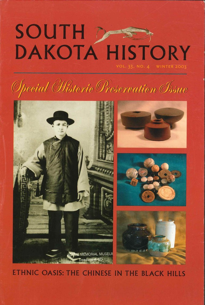 South Dakota History, volume 33 number 4