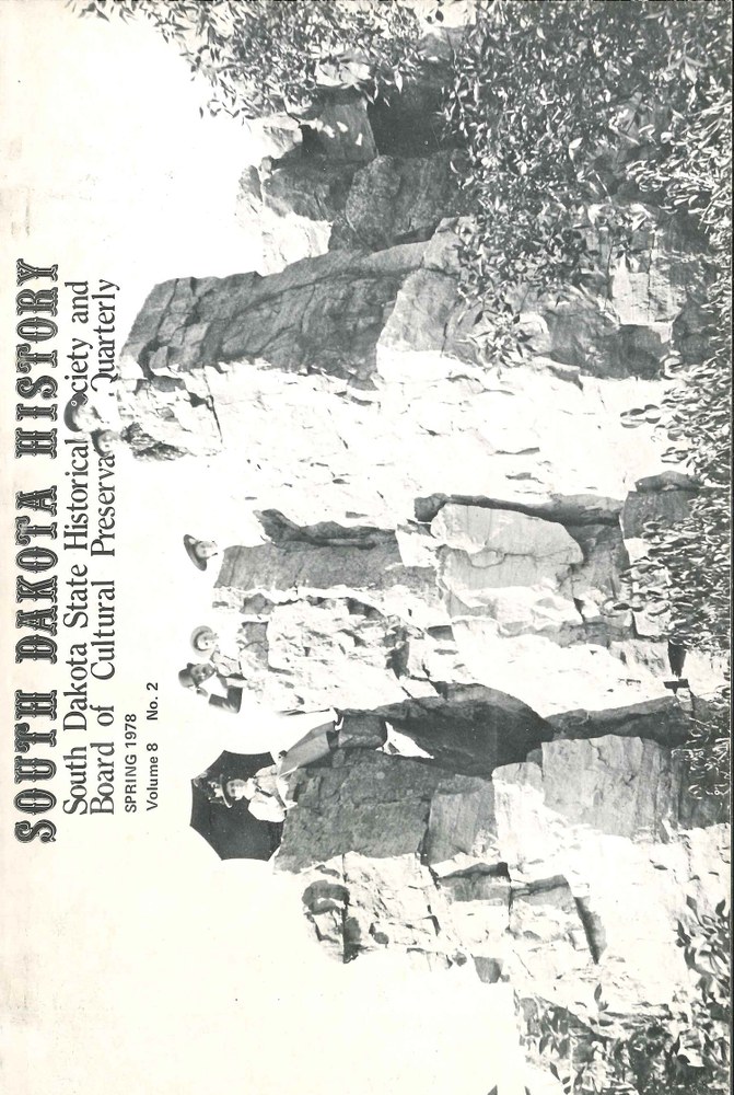 South Dakota History, volume 8 number 2